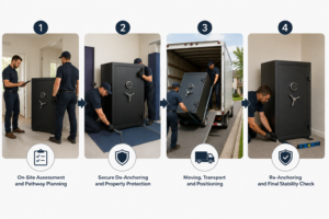 four stages of professional safe relocation from assessment to re-anchoring